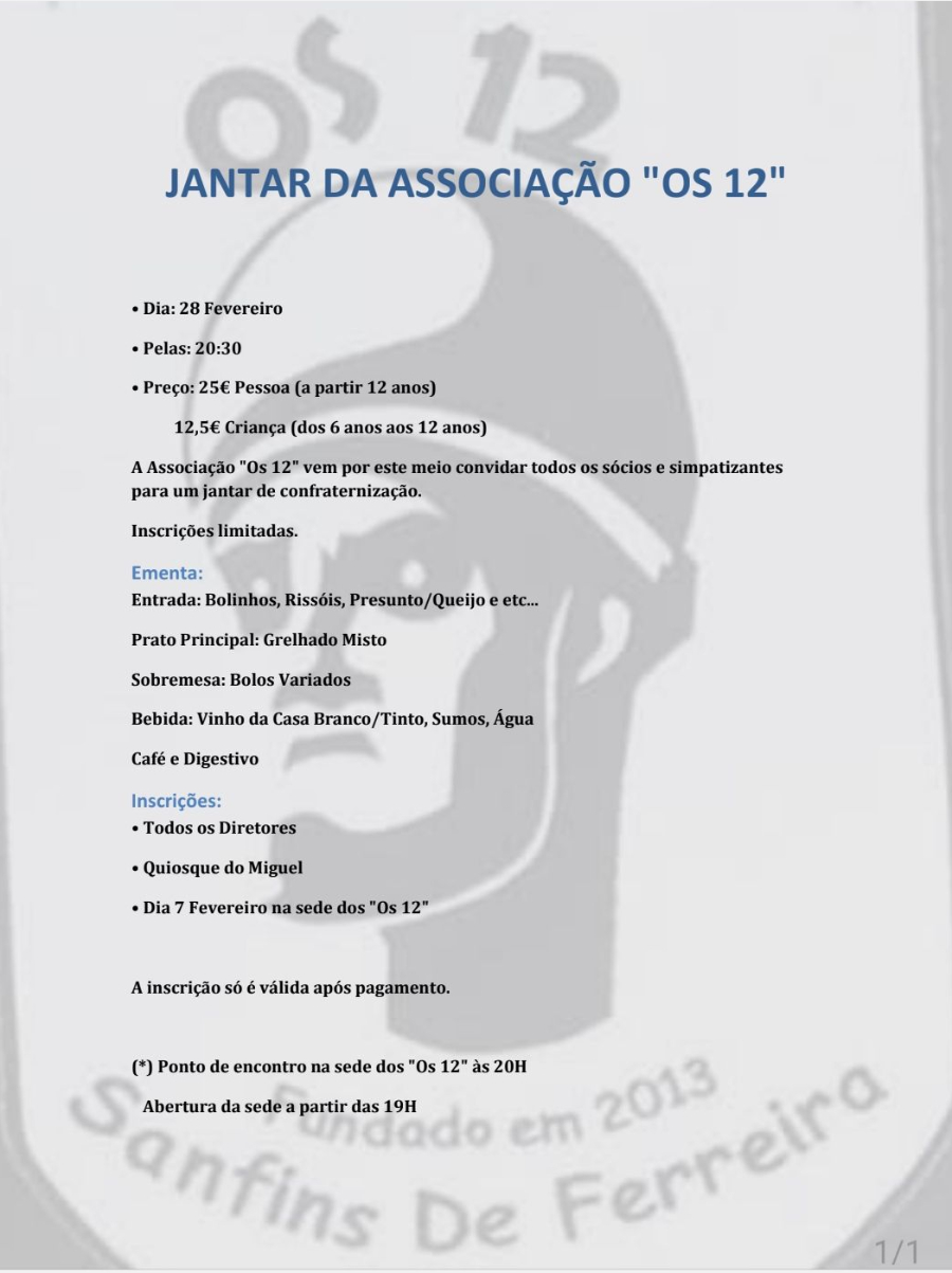 Peut être une image de 2 personnes et texte qui dit ’4 Escola Básica de Penamaior BAILE DE CARNAVAL 28.02.2025 I 20HOO 20H-22H 20H 22H COMES E BEBES 23H ANIMAÇÃO MUSICAL COM DJ CONVIDADO 22H ABERTURA DO DESFILE PRÉMIO PARA DESFILE 3 MELHORES MASCARADOS oS FAMILIAR Organização: Associação AssociaçãodePais Apoios: Penamalor 只品品口 -0 TunCbinall AVEPF’